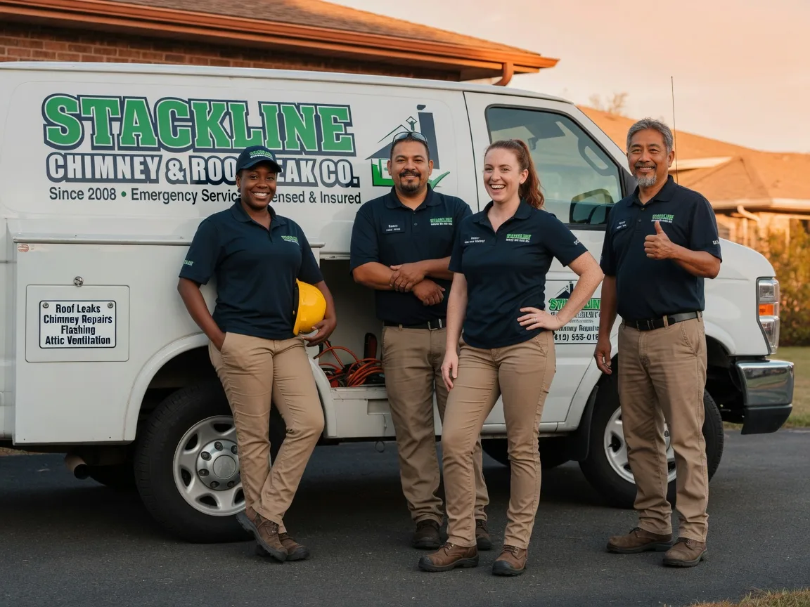 Chimney flashing repair company in Norman, OK